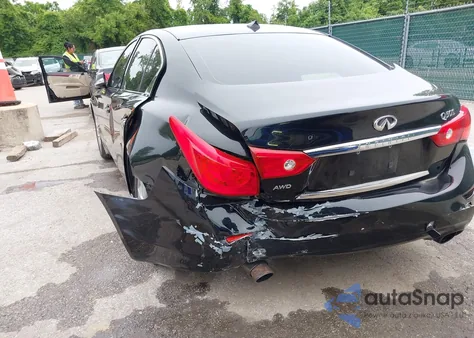2016 Infiniti Q50 2.0T Premium из США, поврежденный, VIN JN1CV7AR9GM250881